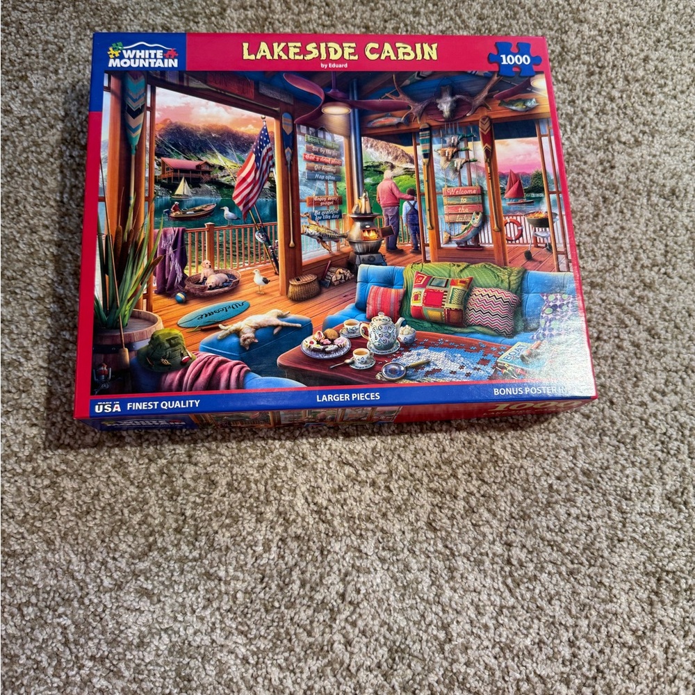 WHITE MOUNTAIN 1000 Piece Puzzle

GREAT CONDITION